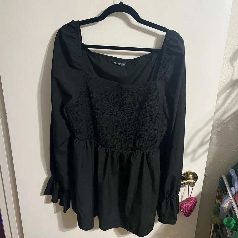 ❤️ 4X Black Long Sleeve Women's Top - Picture 9 of 12